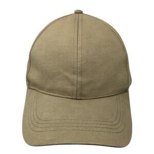 Free Press Strapback Baseball Cap Green One Size Adjustable 6 Panel Blank